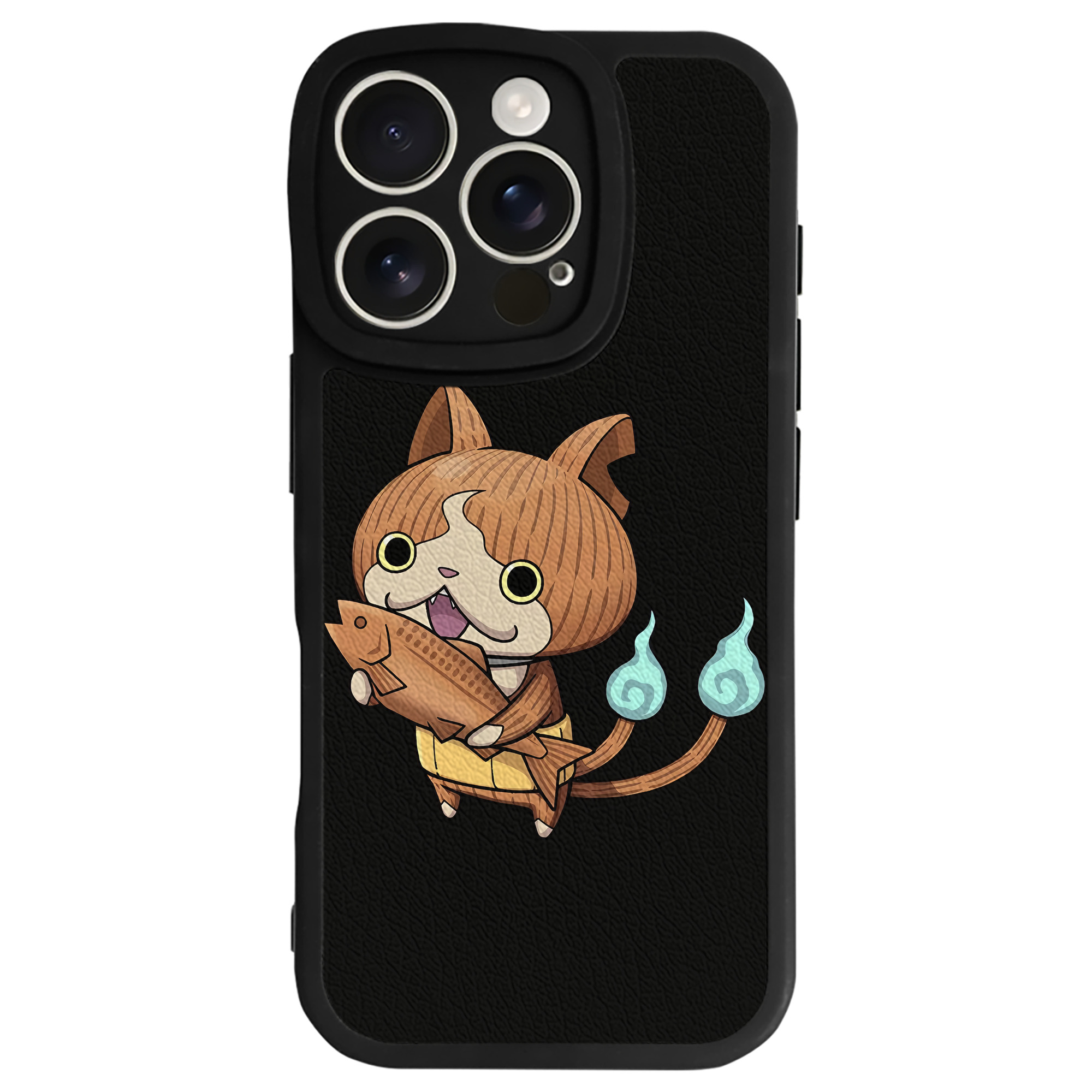 （画像用） 妖怪ウォッチ Yo-kai Watch 【iPhone 16シリーズ対応】シリコンスマホケース（レザー調） 材質：シリコン